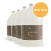Zogics Organics Body Wash, Honey Coconut, 4PK OBWHC128-4